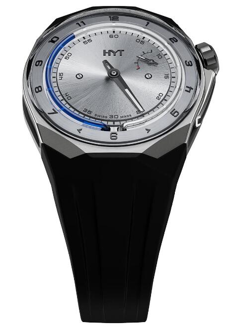 Review Replica HYT T1 Titanium Silver H03205-A watch